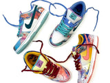 Futura Laboratories x Nike SB Dunk Low " Bleached Aqua "