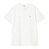 Carhartt WIP S/S Chase - White / Gold