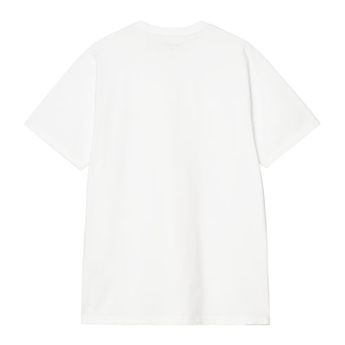 Carhartt WIP S/S Chase - White / Gold