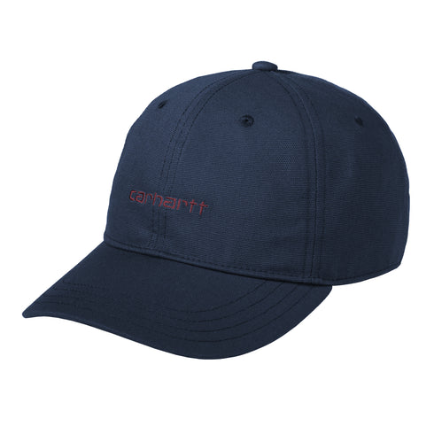 Carhartt WIP Canvas Script Cap Air - Force Blue / Malbec