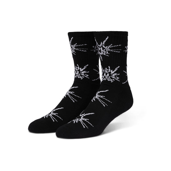 Huf Auto Glass Crew Socks Black