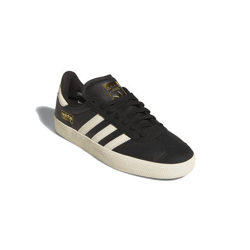 Adidas Gazelle Adv - Core Black / Cream White / Gold - Streetart.fr