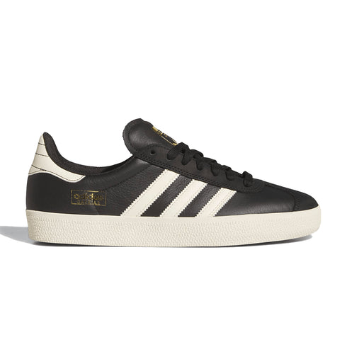 Adidas Gazelle Adv - Core Black / Cream White / Gold - Streetart.fr