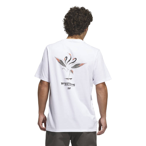 Adidas Tos Crane T-Shirt - White / Black - Streetart.fr