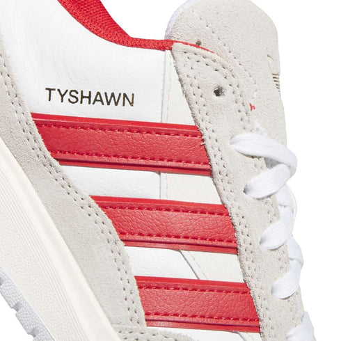Adidas Tyshawn Ii - Cloud White / Better Scarlet / Chalk White - Streetart.fr