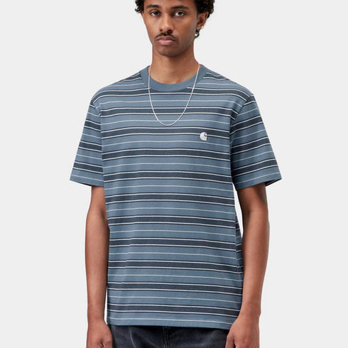 Carhartt WIP S/S Bronson T-Shirt - Bronson Stripe / Icesheet