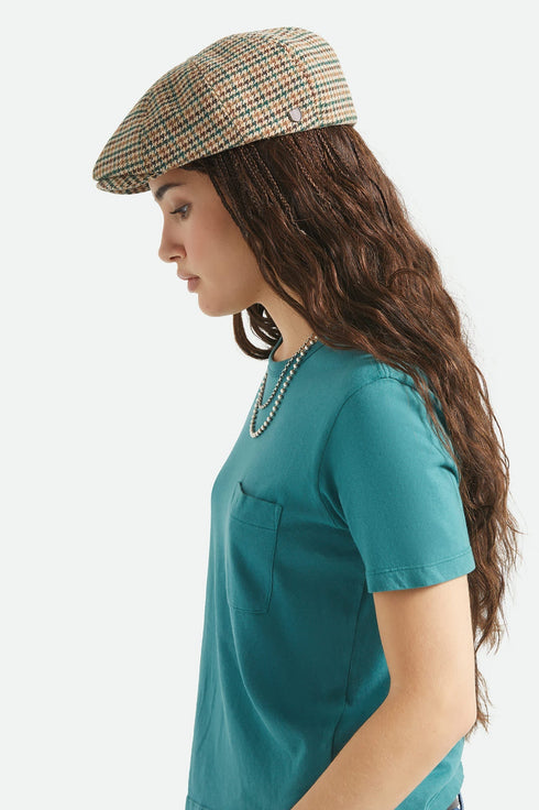 Brixton Brood Snap Cap - Dusted Ochre / Khaki / Verdent Green - Streetart.fr