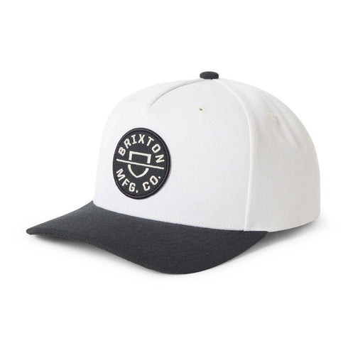 Brixton Crest C Mp Snapback Cap - Black - Streetart.fr