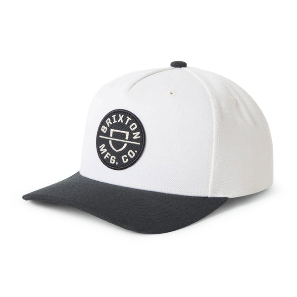 Brixton Crest C Mp Snapback Cap - Black - Streetart.fr