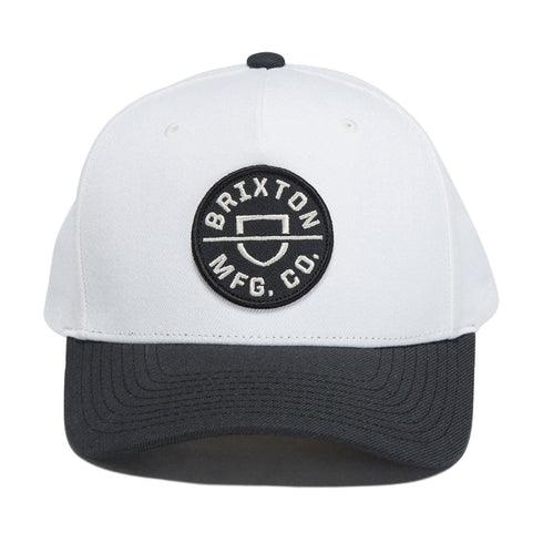 Brixton Crest C Mp Snapback Cap - Black - Streetart.fr