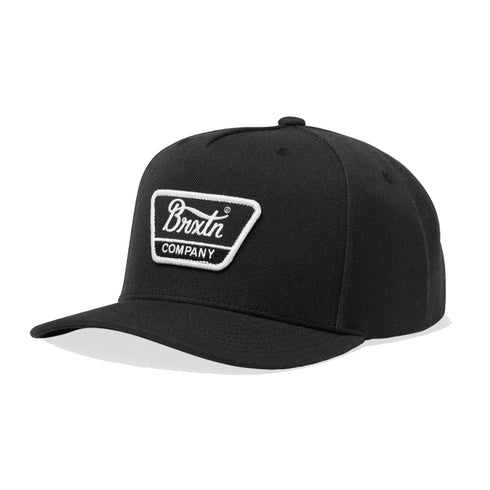 Brixton Linwood C Netplus Mp Snapback Cap - Black / White — casquette