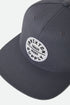 Brixton Oath Iii Snapback Cap - Future Grey - Streetart.fr
