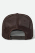 Brixton Oath Mp Trucker Hat - Chocolate / Chocolate - Streetart.fr