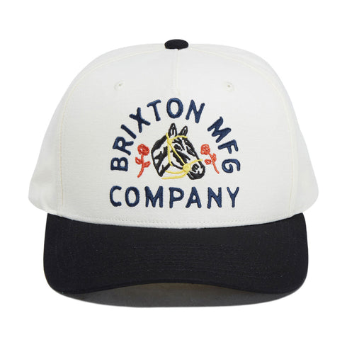 Brixton Trophy Horse C Np Mp Snapback - Black / Off White - Streetart.fr