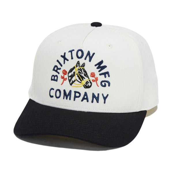 Brixton Trophy Horse C Np Mp Snapback - Black / Off White - Streetart.fr