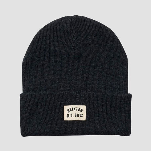 Brixton Union Watch Cap Beanie Black - Streetart.fr