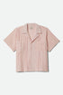 Brixton Womens Paradise Lounge S/S - Chalk Pink - Streetart.fr