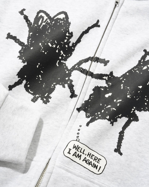 Butter Again Zip-Thru Hood - Ash - Streetart.fr