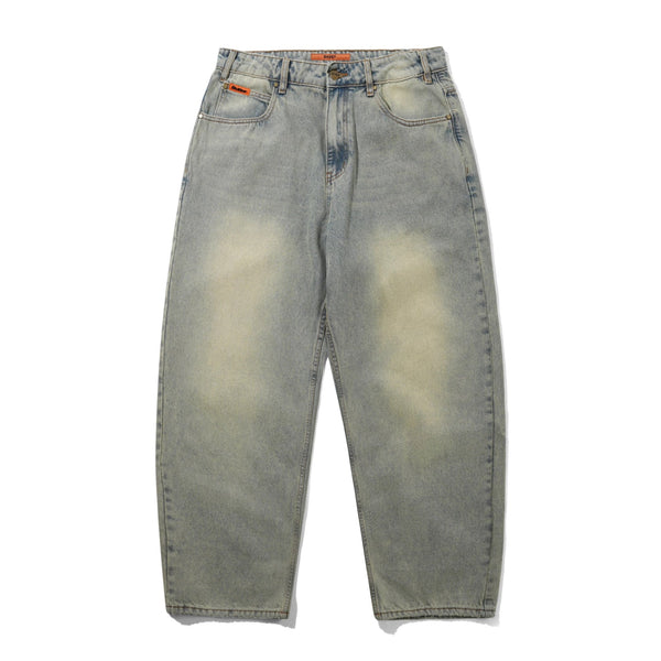 Butter Baggy Denim Jeans - Distressed Light Blue - Streetart.fr
