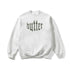 Butter Cut Out Applique Crewneck - Ash - Streetart.fr