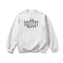 Butter Cut Out Applique Crewneck - Ash - Streetart.fr