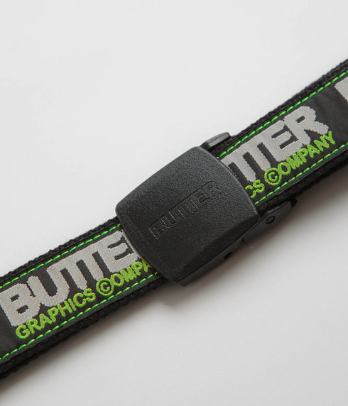Butter Equipment Woven Belt - Black - Streetart.fr
