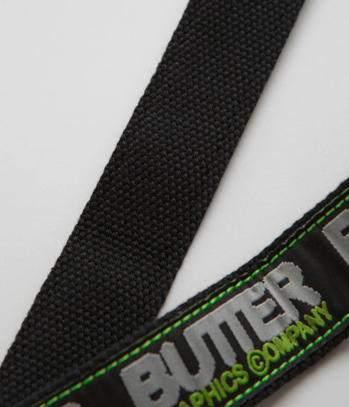 Butter Equipment Woven Belt - Black - Streetart.fr