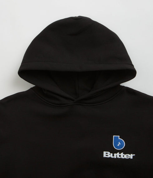 Butter Goods Star Logo Pullover Hoodie - Black - Streetart.fr