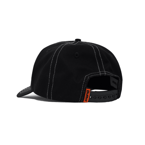 Butter Nail 5 Panel Cap - Black - Streetart.fr