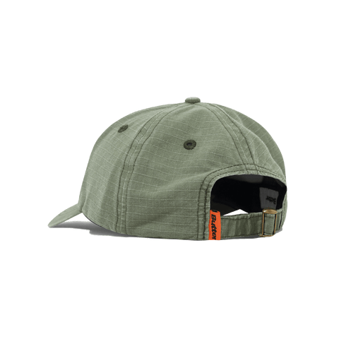 Butter Ripstop Rounded Logo 6 Panel Cap - Washed Army - Streetart.fr