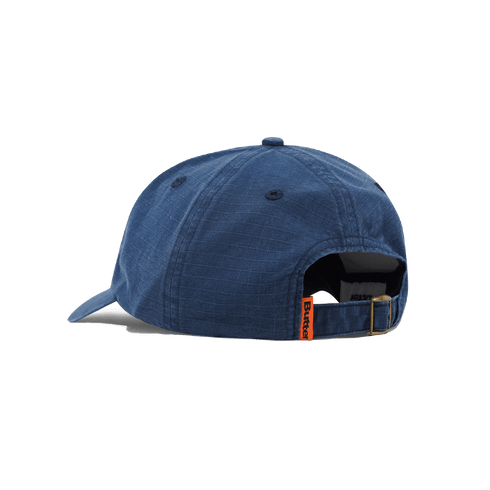Butter Ripstop Rounded Logo 6 Panel Cap - Washed Navy - Streetart.fr