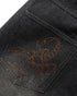 Butter Scorpion Stitch Denim Short - Slub Black - Streetart.fr