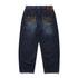 Butter Serif Baggy Denim Jeans - Worn Dark Indigo - Streetart.fr