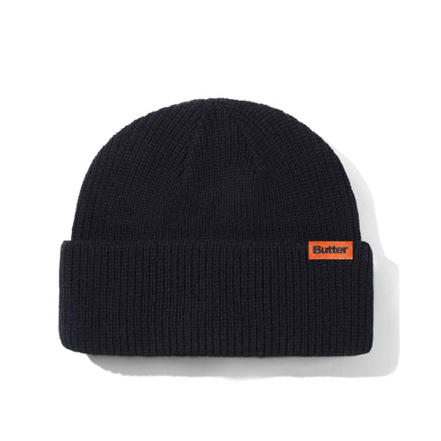 Butter Tall Wharfie Beanie - Black - Streetart.fr