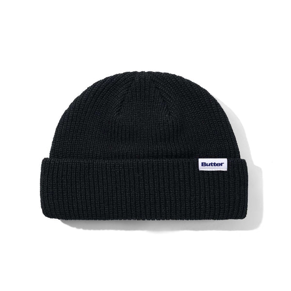 Butter Wharfie Beanie - Black - Streetart.fr