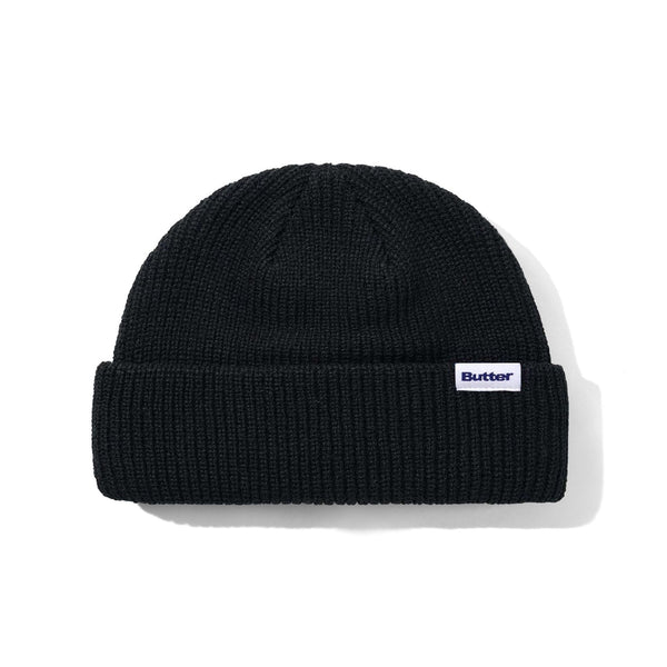 Butter Wharfie Beanie - Black — bonnet