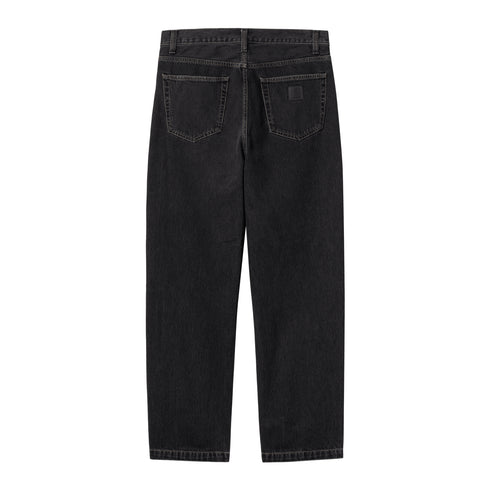 Carhartt WIP Aaron Pant - Black Stone Washed - Streetart.fr