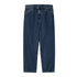 Carhartt WIP Aaron Pant - Blue Stone Washed - Streetart.fr