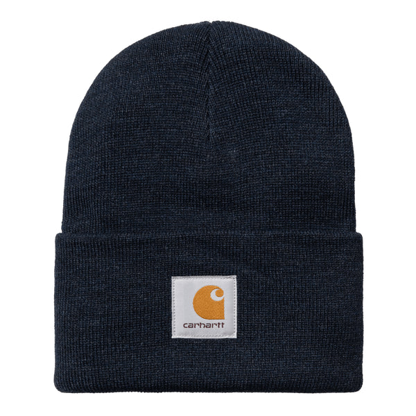 Carhartt WIP Acrylic Watch Hat Beanie - Dark Navy Heather — bonnet