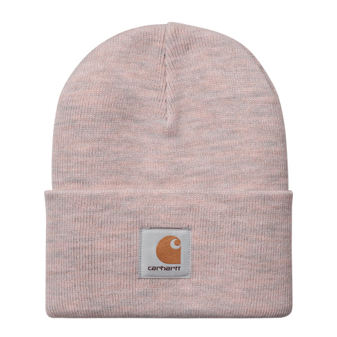 Carhartt WIP Acrylic Watch Hat Beanie - Glassy Pink Heather - Streetart.fr