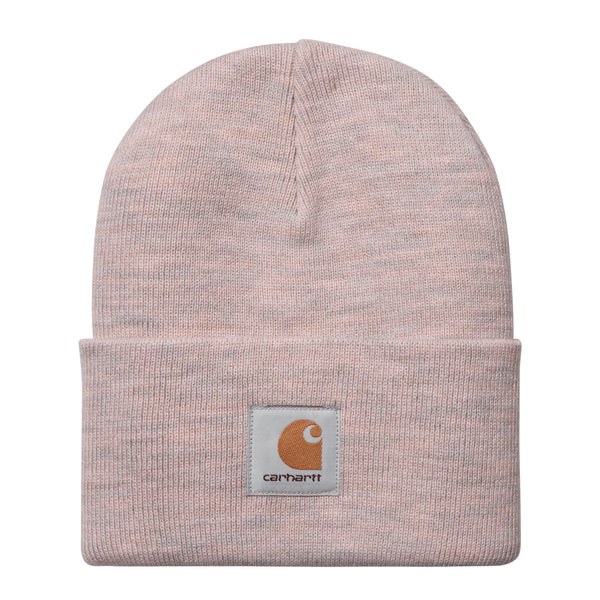 Carhartt WIP Acrylic Watch Hat Beanie - Glassy Pink Heather — bonnet