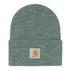 Carhartt WIP Acrylic Watch Hat Beanie - Silver Pine Heather - Streetart.fr