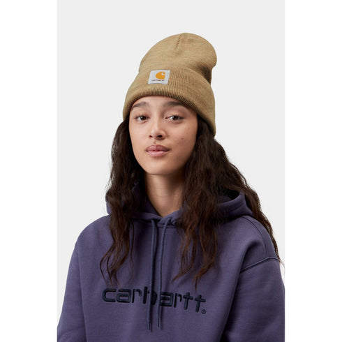Carhartt WIP Acrylic Wathc Hat - Wip Dusty H Brown Heather - Streetart.fr