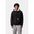 Carhartt WIP Active Sweat Jacket - Black Stone Wash - I035602_89_06