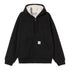 Carhartt WIP Active Sweat Jacket - Black Stone Wash