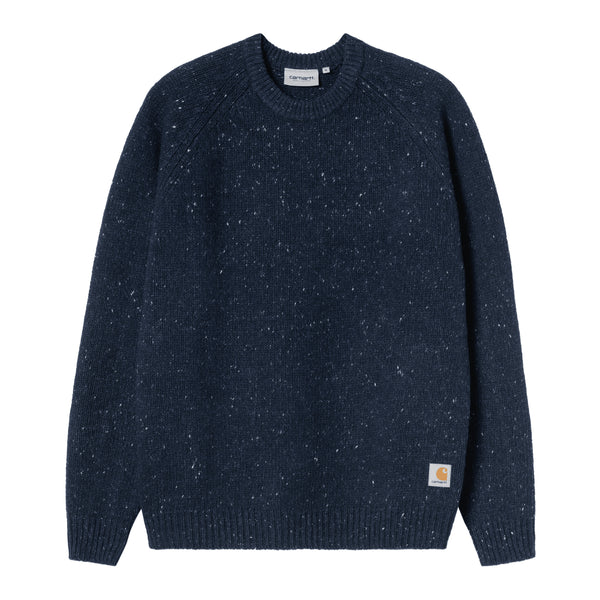 Carhartt WIP Angilistic Sweater - Speckled Jupiter - Streetart.fr