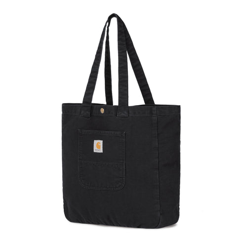 Carhartt WIP Bayfiled Tote Bag - Black Stone Canvas - Streetart.fr