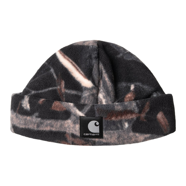 Carhartt WIP Blevin Beanie - Camo Feather Tree / Black - Streetart.fr