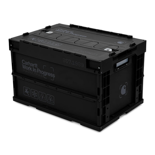 Carhartt WIP Boxed Foldable Container - Black / Grey - Streetart.fr
