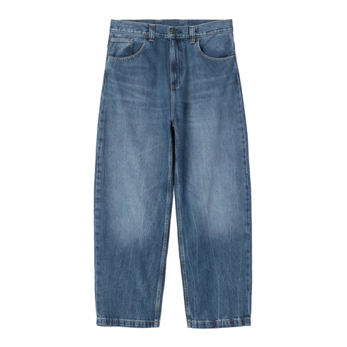 Carhartt WIP Brandon Pant - Blue Marble Used Wash - Streetart.fr